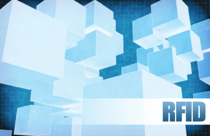 Rfid on Futuristic Abstract