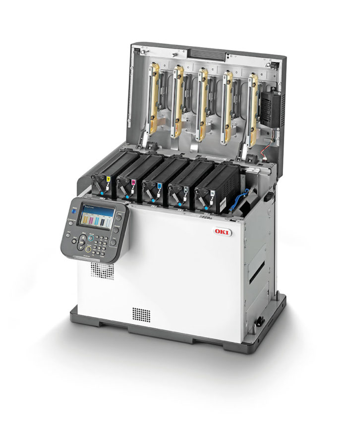 Foto OKI_Pro1050_Label_Printer_ABIERTO