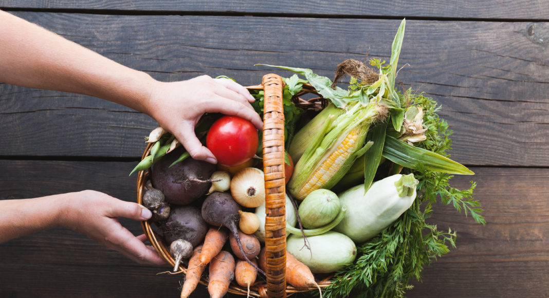 Veg fresh food background, healthy market. Organic vegetables Atos - Veritas - TPVNews- Cadena de Suministro - Tai Editorial - España
