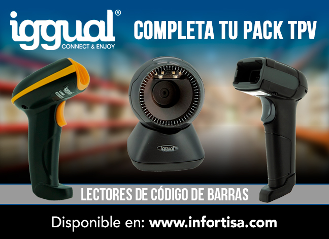 Encuentra tu lector de código de barras entre los cuatro modelos de iggual