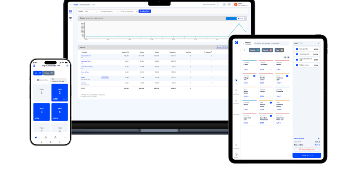 Cegid Contasimple TPV - TPVnews -Herramienta de gestión -Tai Editorial España