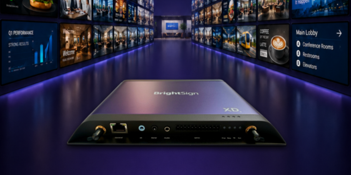 La plataforma de nsign ya es compatible con los reproductores de BrightSign